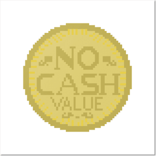 Arcade Token Pixel Art Posters and Art